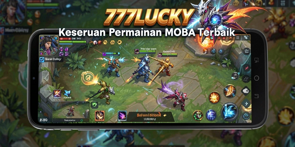 Tangkapan layar gameplay <strong>777LUCKY</strong> memperlihatkan aksi pertarungan tim yang mendebarkan.