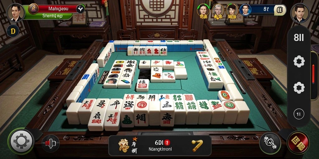 Screenshot gameplay 8II menunjukkan keseruan permainan Mahjong yang menantang.