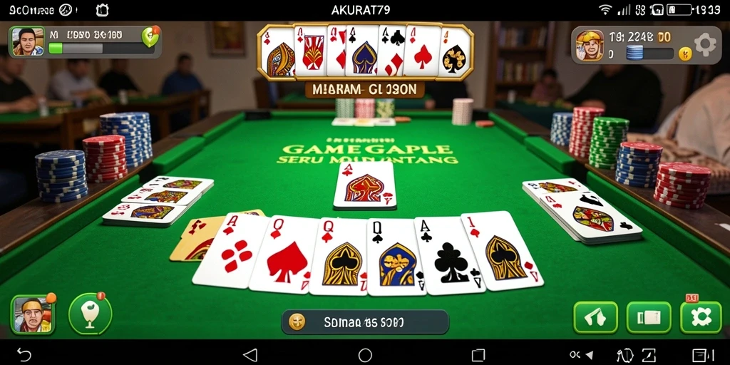Tampilan permainan Gaple yang menakjubkan dalam AKURAT79.