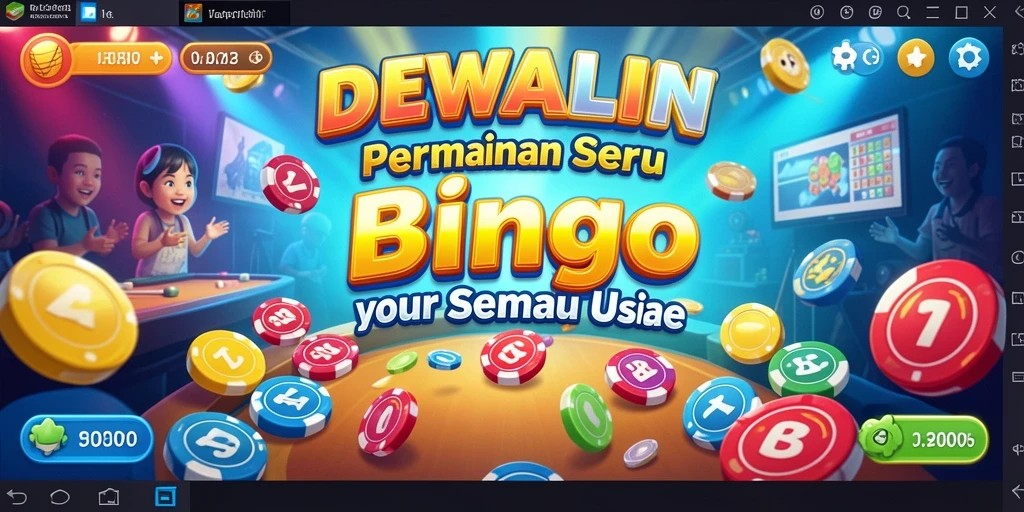 Tampilan gameplay menarik DEWALIN dengan elemen Bingo.