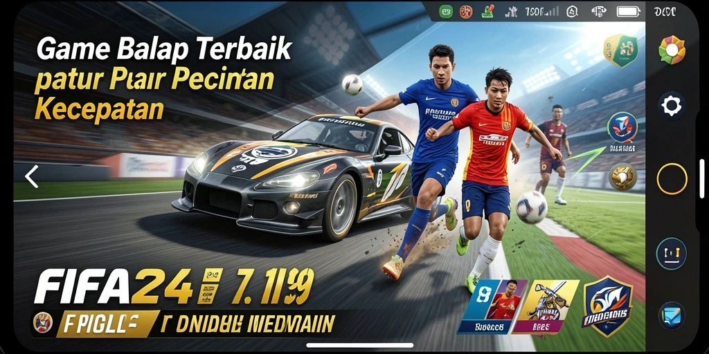Gameplay Racing yang intens dan mendebarkan dalam FIFA234.