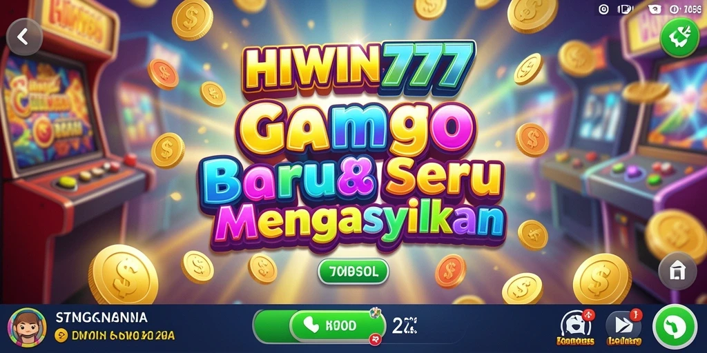 Screenshot gameplay HIWIN777 yang penuh warna dan seru.