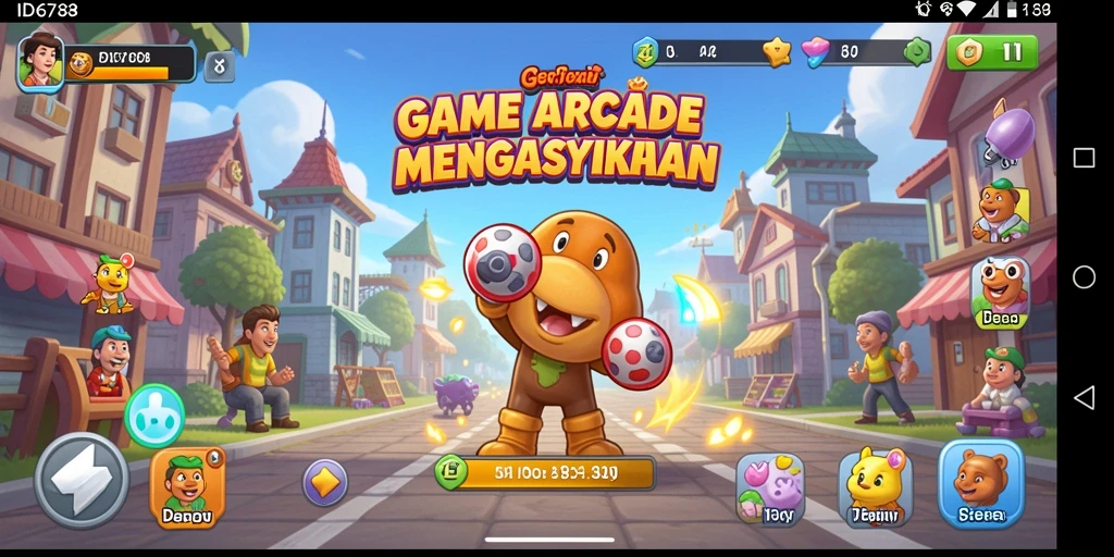 Tangkapan layar ID6788 menampilkan momen seru gameplay Arcade.
