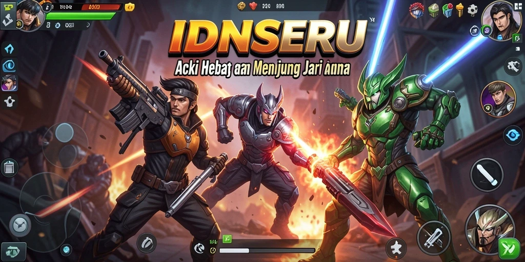 Gameplay seru dan mendebarkan di IDNSERU yang penuh aksi.