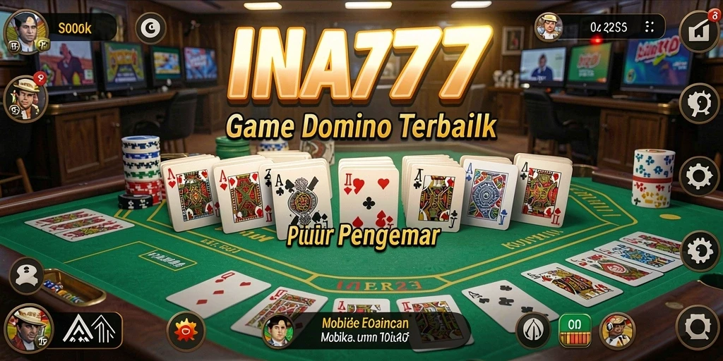 Screenshot INA777 menampilkan gameplay Domino yang seru dan interaktif.