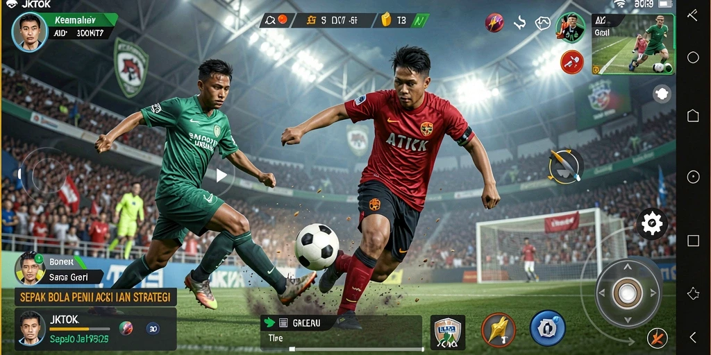 Tangkapan layar utama dari gameplay JKTOK yang menarik dan penuh aksi.