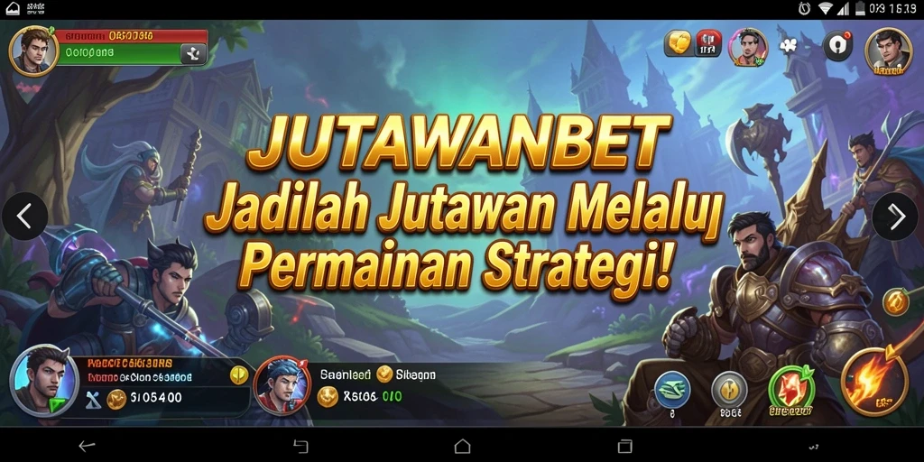 Tampilan menarik dari gameplay JUTAWANBET yang seru dan strategis.