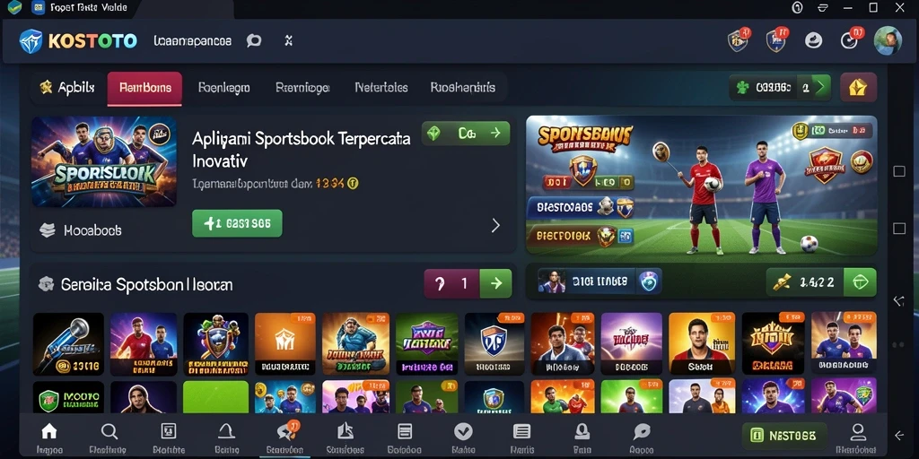 Tampilan gameplay KOSTOTO yang menarik dan interaktif.