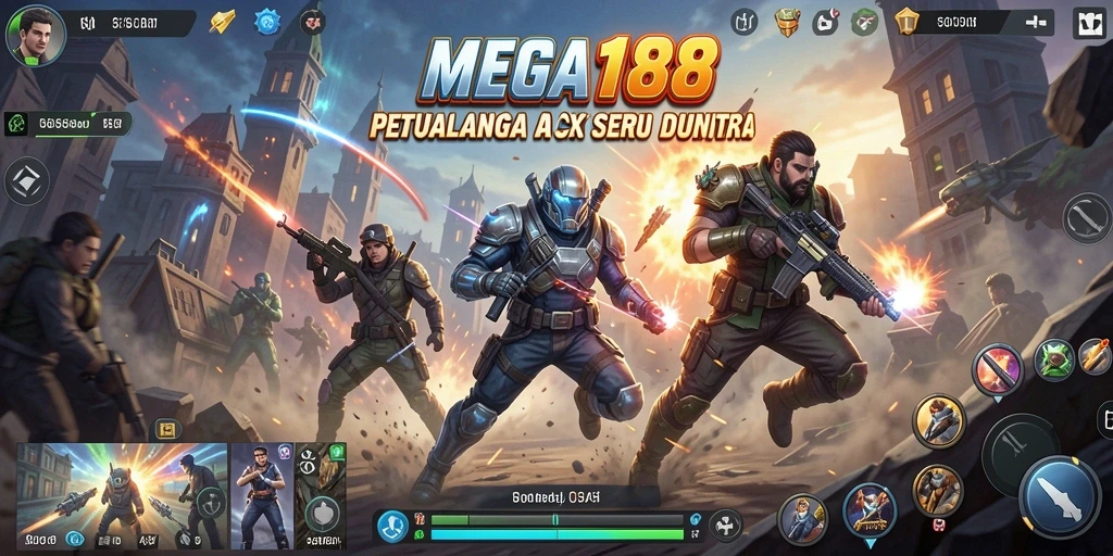 Tampilan menegangkan dalam gameplay MEGA188 dengan aksi cepat.