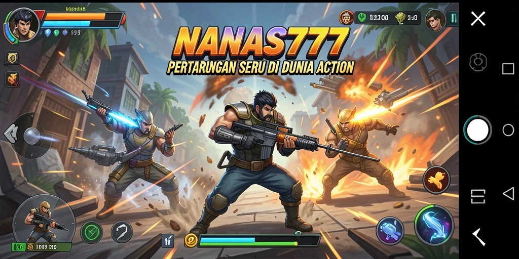 Screenshot menampilkan aksi seru dalam NANAS777 dengan pertarungan yang mendebarkan.
