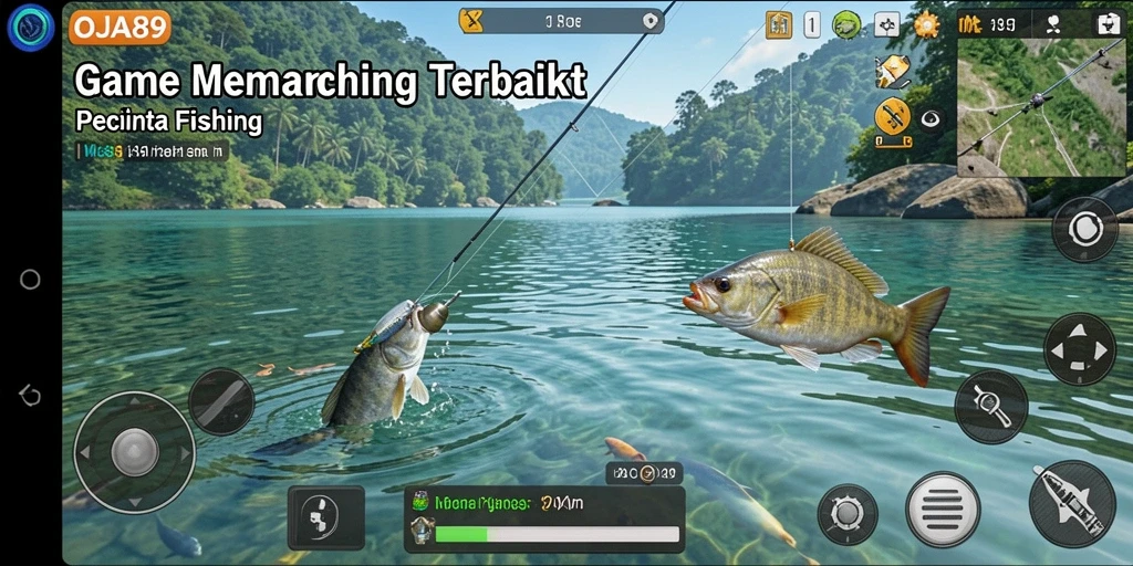 Tangkapan ikan besar dalam gameplay OJA89 yang mendebarkan.