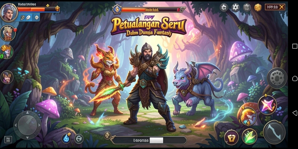 Screenshot gameplay PP7 menampilkan aksi seru dalam petualangan menarik.
