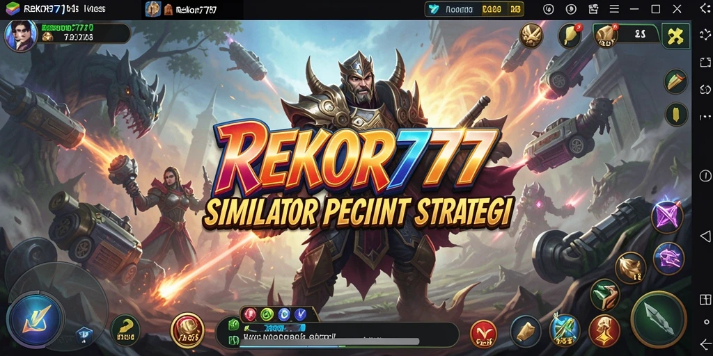 Tampilan gameplay yang menarik dan penuh tantangan di REKOR777.