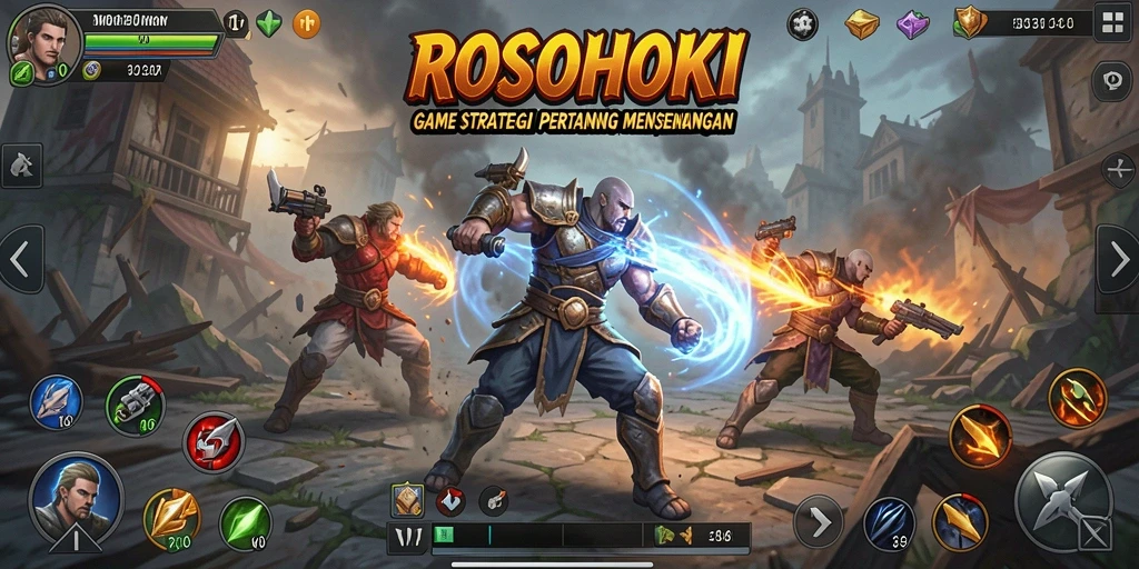 Tampilan gameplay SLG yang mendebarkan dalam ROSOHOKI.