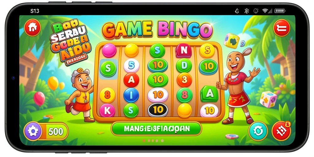 Tampilan S13 dengan pemain menikmati gameplay Bingo yang seru.