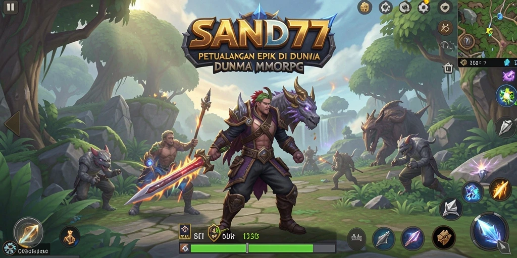 Tampilan gameplay SAND77 yang menarik dan penuh aksi.