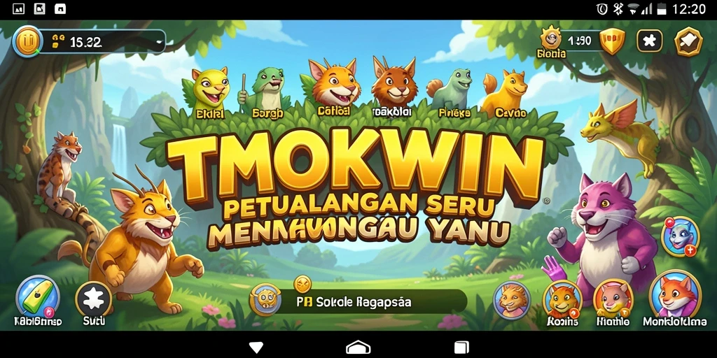 Screenshot gameplay TMOKWIN menampilkan eksplorasi dunia petualangan yang mendebarkan.
