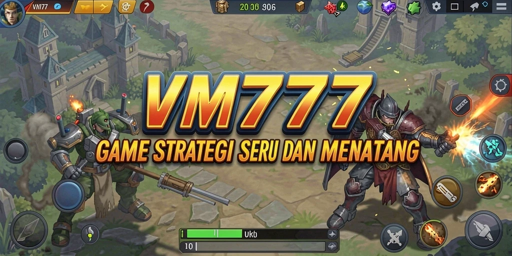Tangkapan layar gameplay VM777 menunjukkan aksi strategi yang mendebarkan.