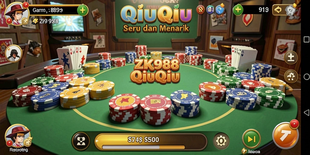 Tampilan gameplay seru dalam ZK988, menyenangkan dan kompetitif.